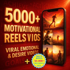 5000+ Viral Motivation Reels Pack | PLR & MRR Included