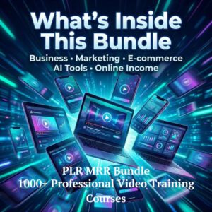 900+ Business Video Courses Bundle | Online Training Library with PLR & MRR Rights