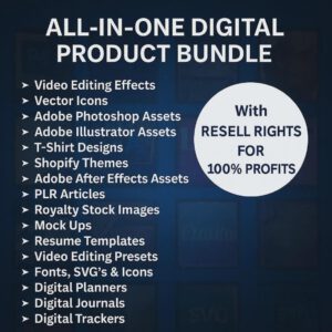 75M+ Digital Products Mega Bundle – PLR & MRR Ebooks, Templates & More (Instant Download)